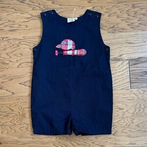 Luigi Kids Navy Blue Baseball Romper